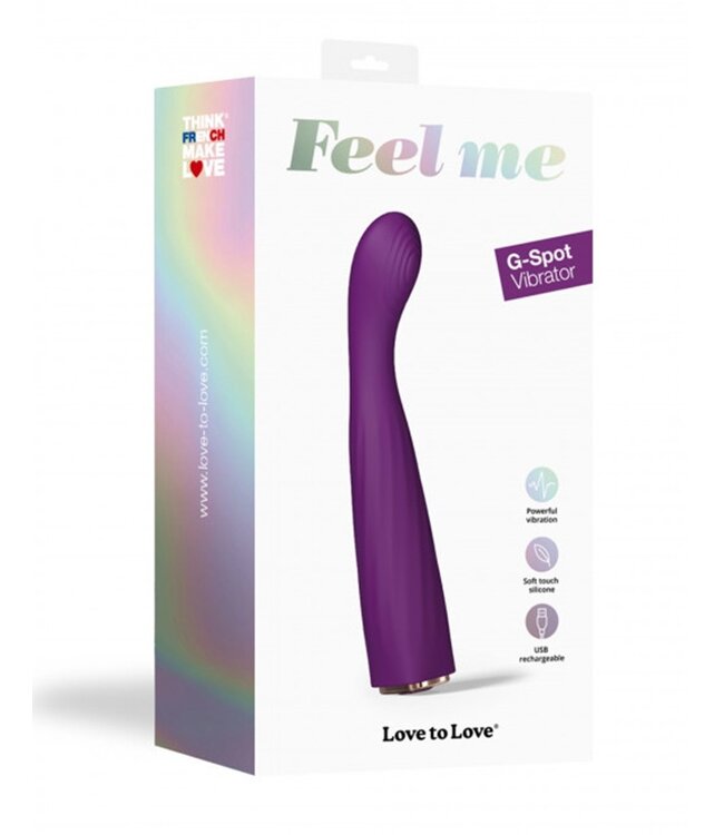Rimba Love to Love - Vibrating Feel Me - G-Spot Vibrator - Paars
