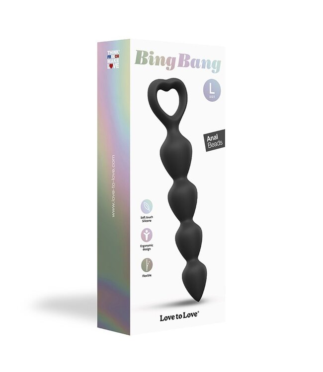 Rimba Love to Love - Bing Bang Maat L - Anaal Kettingen - Zwart