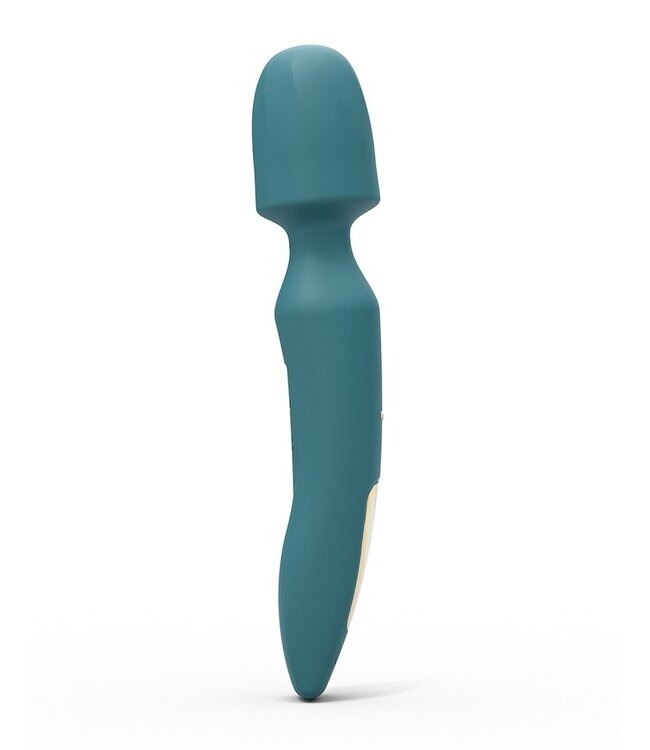 Rimba Love to Love - R-Evolution - Wand Vibrator met 2 Opzetstukken - Blauw