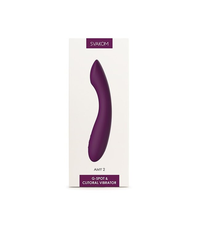 Rimba SVAKOM - Amy 2 - Flexibele G-Spot Vibrator - Paars