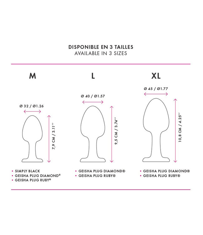 Rimba Dorcel - Geisha Plug Diamond L - 6071304