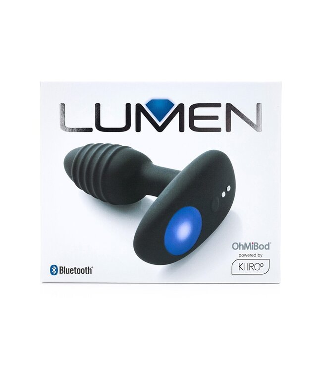 Rimba Kiiroo OhMiBod - Lumen - Interactieve Butt Plug - Zwart
