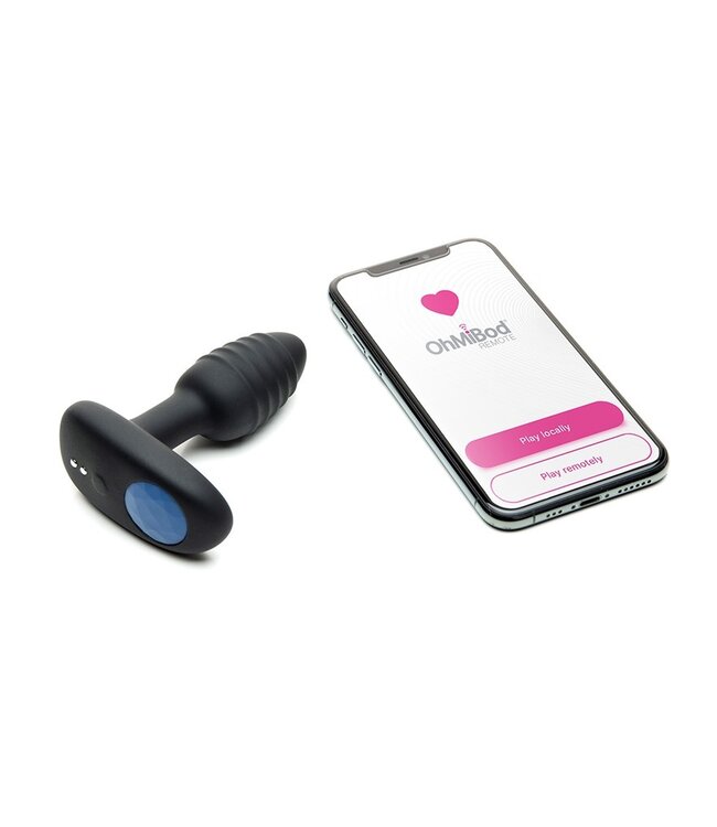 Rimba Kiiroo OhMiBod - Lumen - Interactieve Butt Plug - Zwart