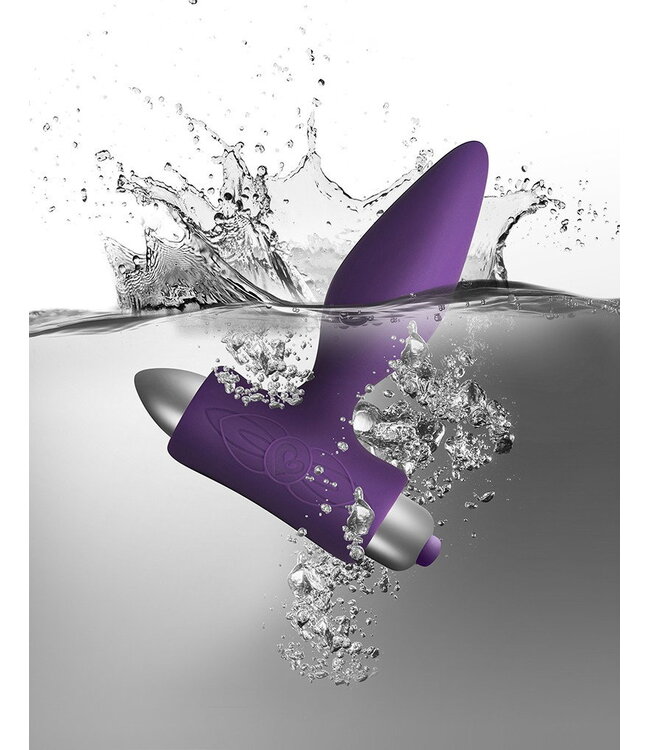 Rimba Rocks-Off - Petite Sensations Plug - Anale Vibrator - Paars