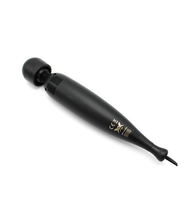 Rimba Pixey - Pixey Turbo - Wand Vibrator met 2 Opzetstukken - Zwart