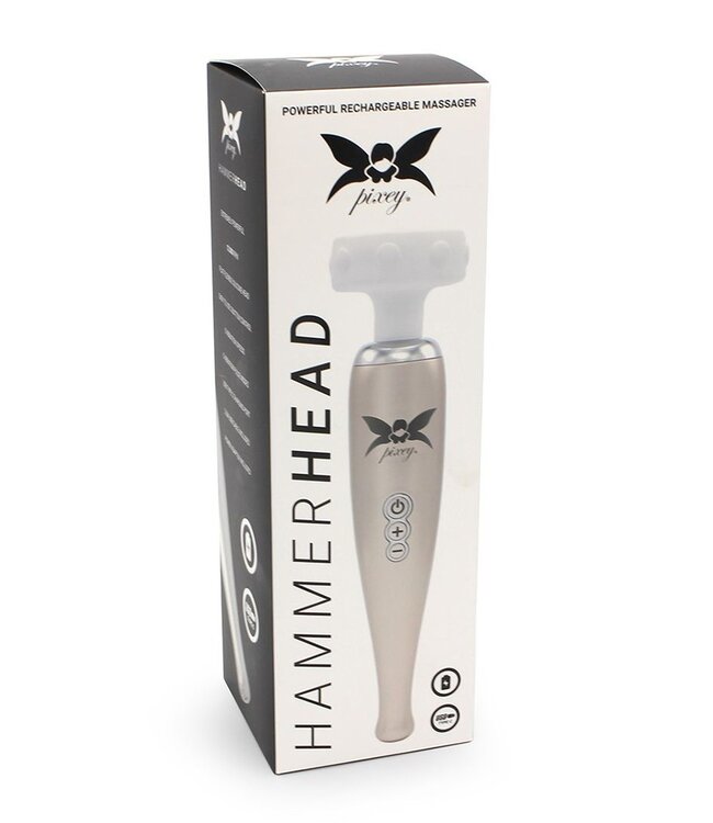 Rimba Pixey - Hammerhead - Wand Vibrator - Rosé Goud