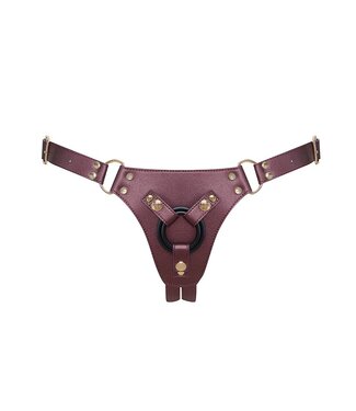 Rimba Strap-On-Me - Harnais Simili Generous - Aubergine