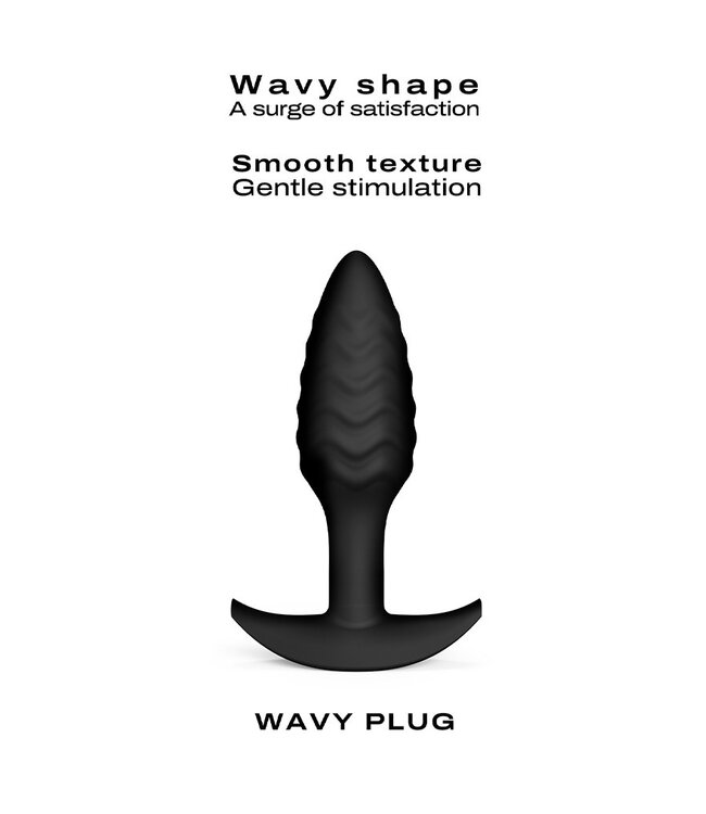 Rimba Dorcel - Wavy Plug - Butt Plug - Zwart