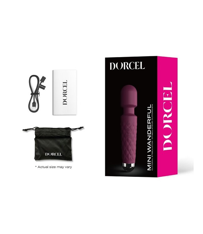 Rimba Dorcel - Mini Wanderful - Mini Wand Vibrator - Plum