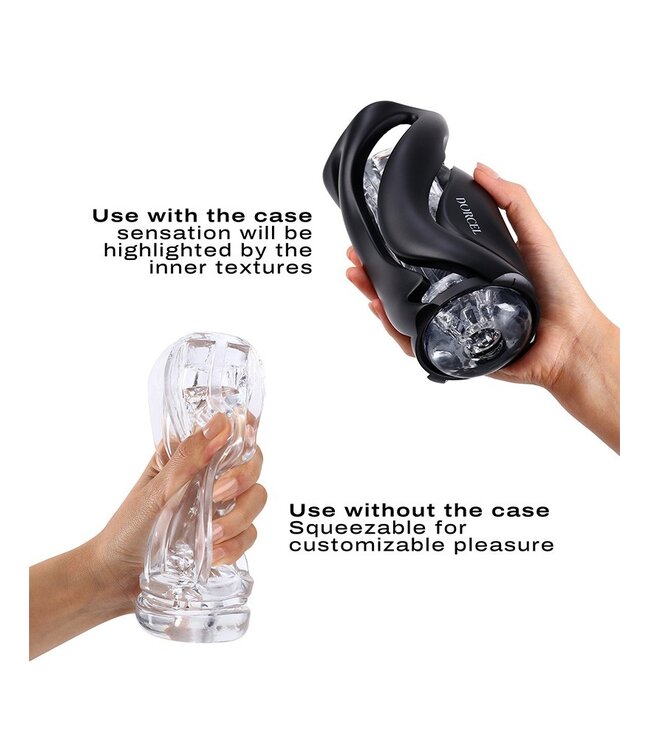 Rimba Dorcel - Deep Blow - Masturbator met Sleeve - Zwart