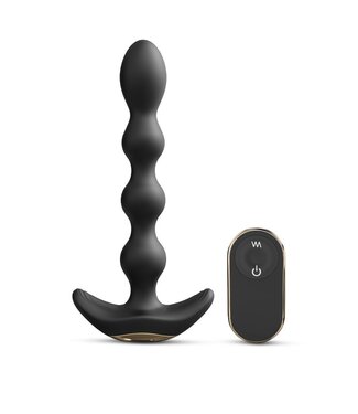 Rimba Dorcel - Flexi Balls - Anale Vibrator met Afstandsbediening - Zwart