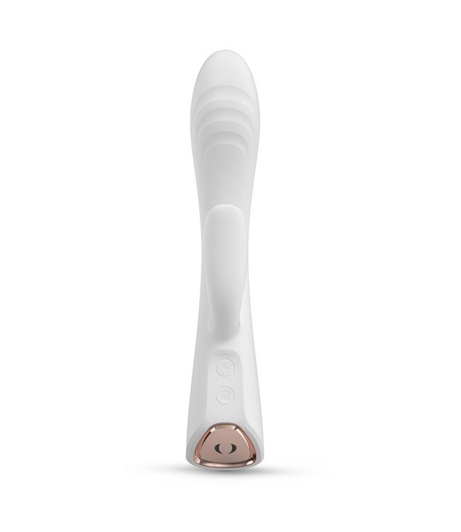 Rimba Dorcel - Flexi Rabbit - Verwarmde Rabbit Vibrator - Wit