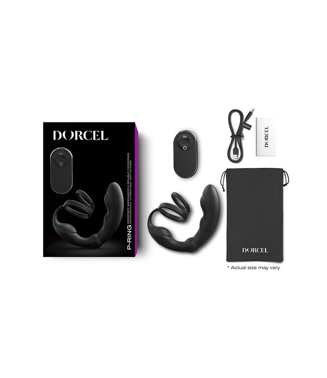Rimba Dorcel - P-Ring - Perineum Stimulator - Zwart
