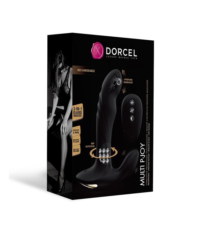 Rimba Dorcel - Multi P-Joy - Prostaat Massager met Afstandsbediening - Zwart
