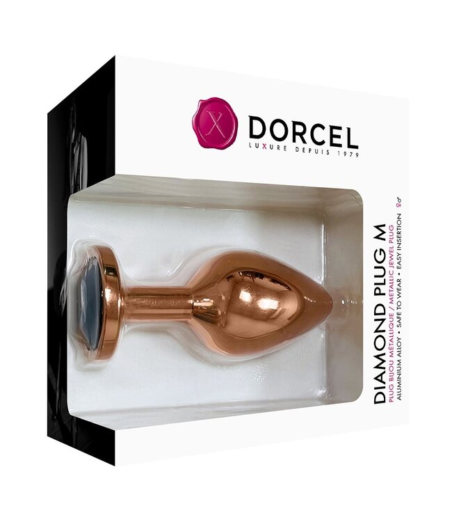 Rimba Dorcel - Diamond Plug Maat M - Butt Plug - Rose