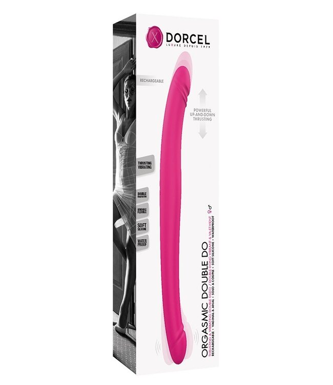 Rimba Dorcel - Orgasmic Double Do - Dubbele Vibrerende Dildo - Roze - 6072516