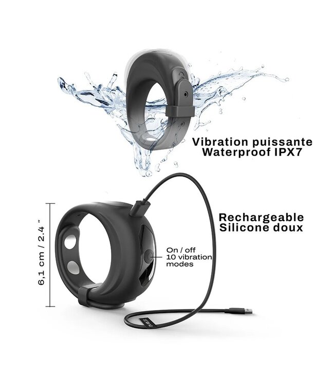 Rimba Dorcel - Fit Vibe Ring - Zwart