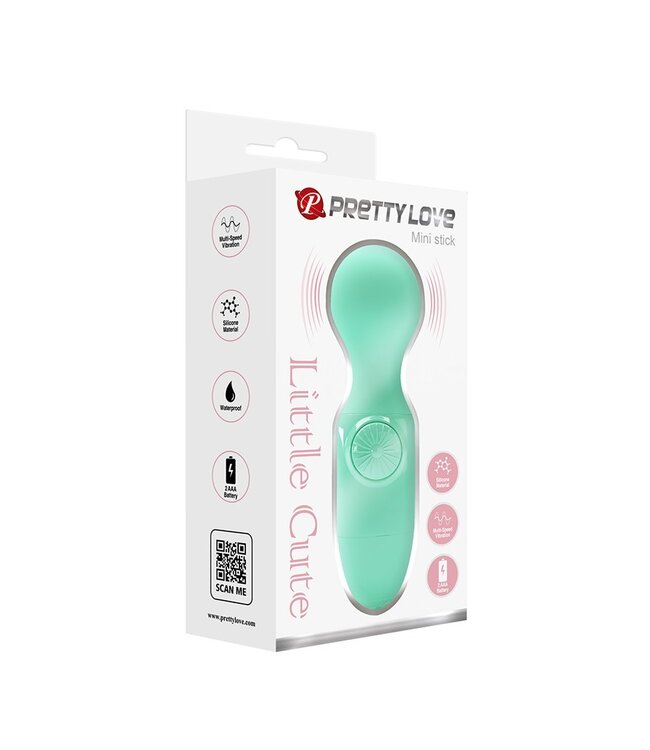 Rimba Pretty Love - Mini Stick - Mini Wand Vibrator - Groen