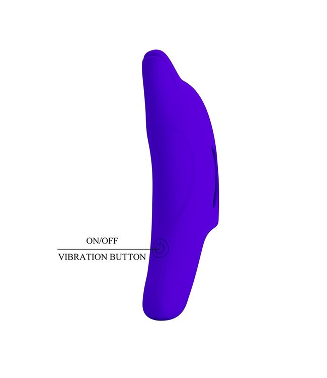 Rimba Pretty Love - Delphini - Vingervibrator - Blauw