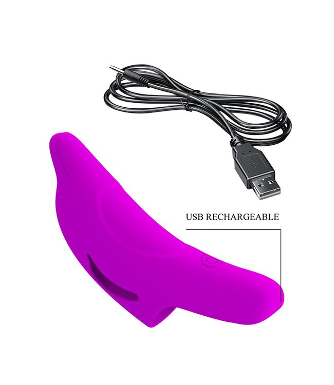 Rimba Pretty Love - Delphini - Vingervibrator - Paars