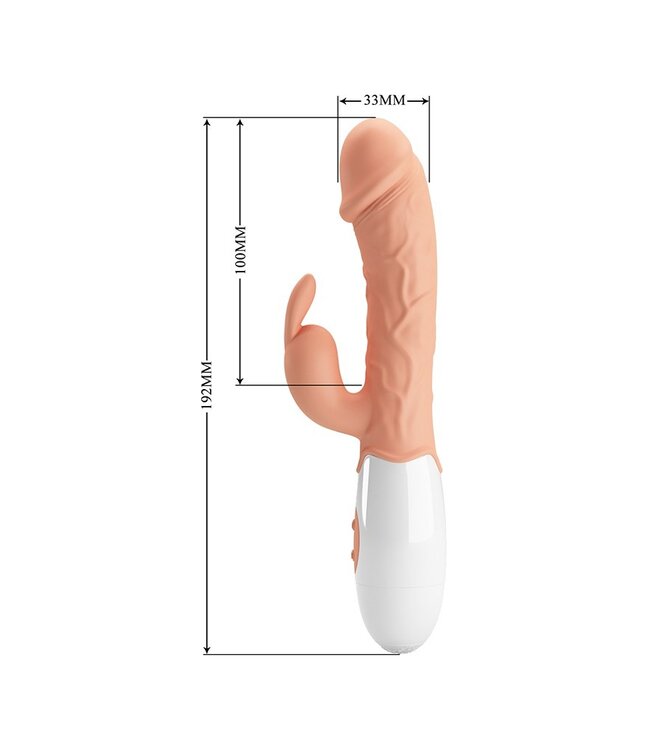 Rimba Pretty Love - Easter Bunny - Realistische Rabbit Vibrator - Nude