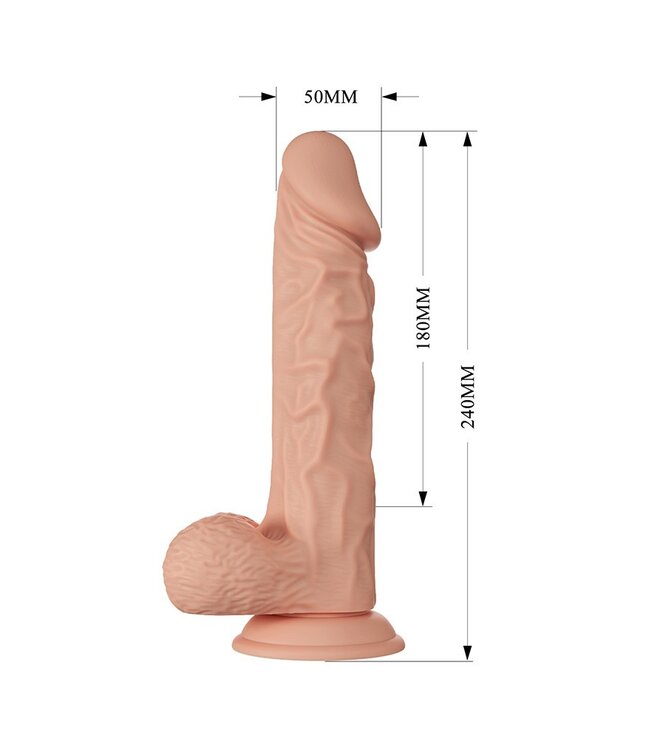 Rimba Pretty Love - Buraq - Realistische Vibrerende Dildo 24 cm - Nude