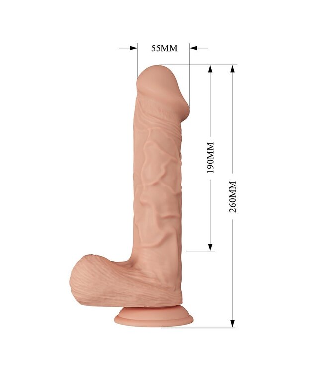 Rimba Pretty Love - Bergrisi - Realistische Vibrerende Dildo 26 cm - Nude