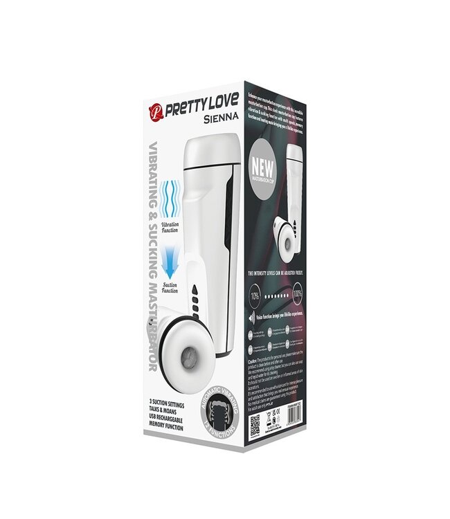 Rimba Pretty Love - Sienna - Automatisch Vibrerende Masturbator met Zuig- en Kreunfunctie