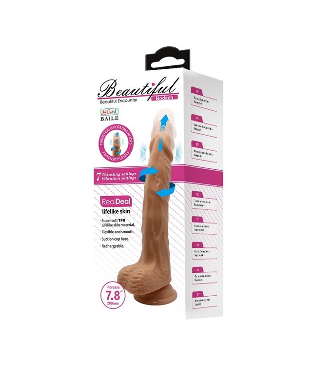 Rimba Pretty Love - Bodach - Vibrerende Dildo - Bruin