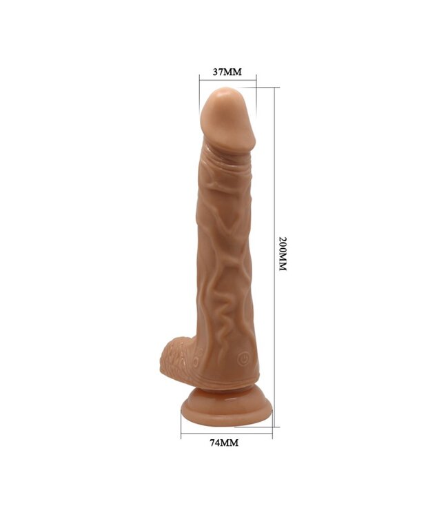 Rimba Pretty Love - Bodach - Vibrerende Dildo - Bruin