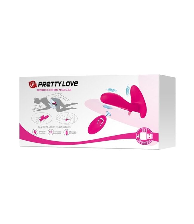 Rimba Pretty Love - Massager met afstandsbediening - Roze