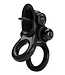 Rimba Pretty Love - Passionate Ring - Vibrerende Cockring - Zwart