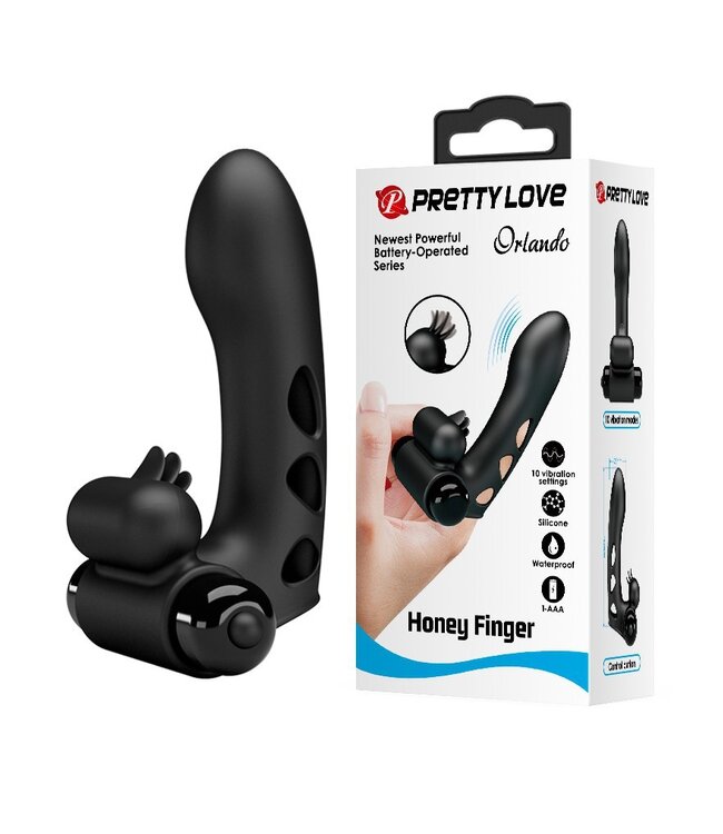 Rimba Pretty Love - Orlando - Vingervibrator - Zwart