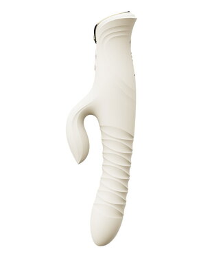 Rimba ZALO- Mose 2 - Rabbit Thrusting Vibrator - Ivoor Wit