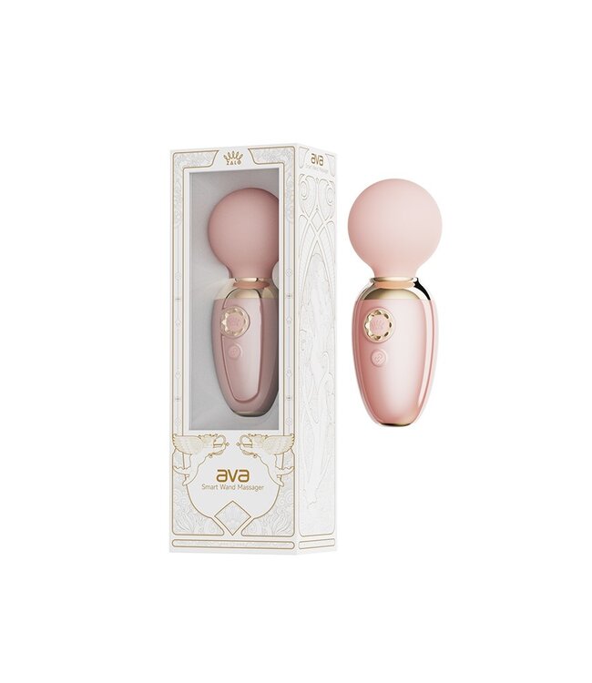 Rimba ZALO - Ava - Verwarming Mini Wandvibrator (met appbediening) - Lichtroze