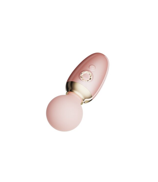 Rimba ZALO - Ava - Verwarming Mini Wandvibrator (met appbediening) - Lichtroze