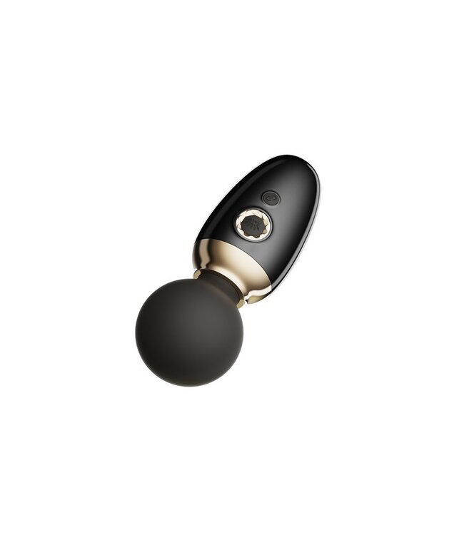 Rimba ZALO - Ava - Verwarming Mini Wandvibrator (met appbediening) - Zwart