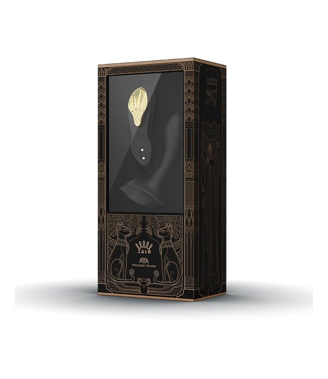 Rimba ZALO - Aya - Draagbare Vibrator met Afstandsbediening - Zwart