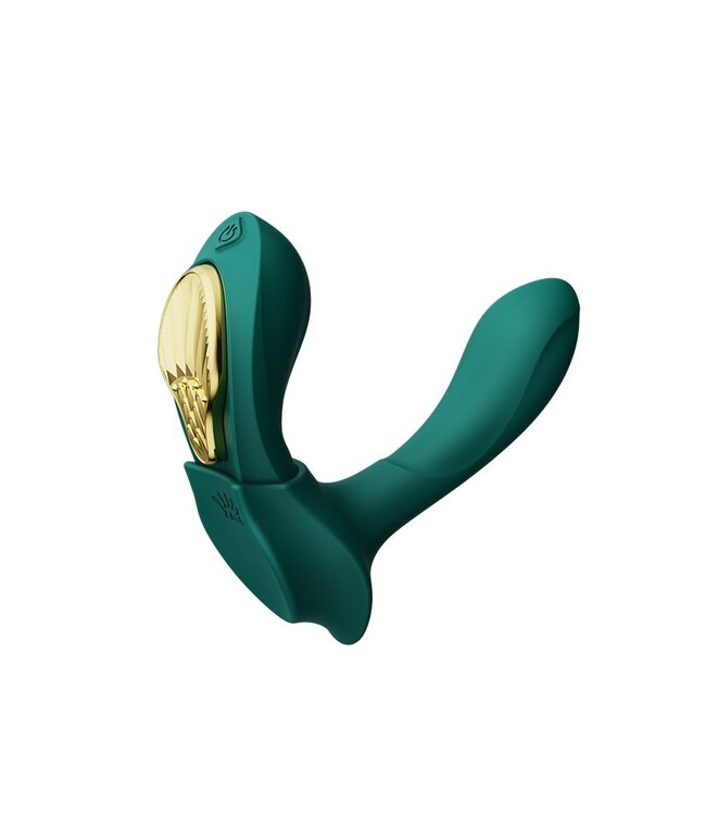 Rimba ZALO - Aya - Draagbare Vibrator met Afstandsbediening - Groen