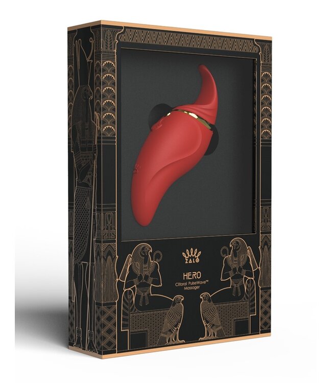 Rimba ZALO Hero Wine Red - Clitoral PulseWave Massager