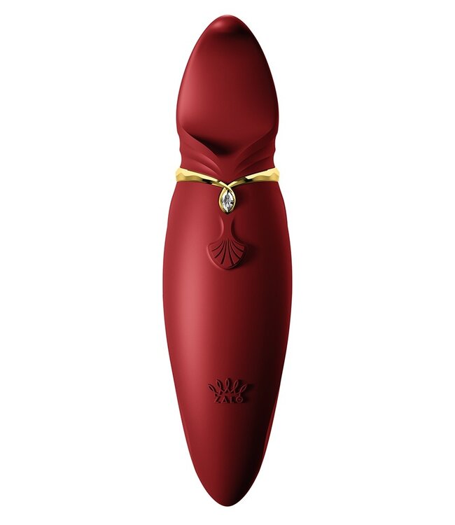 Rimba ZALO Hero Wine Red - Clitoral PulseWave Massager