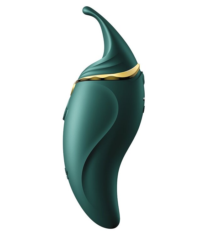 Rimba ZALO Hero Jewel Green - Clitoral PulseWave Massager