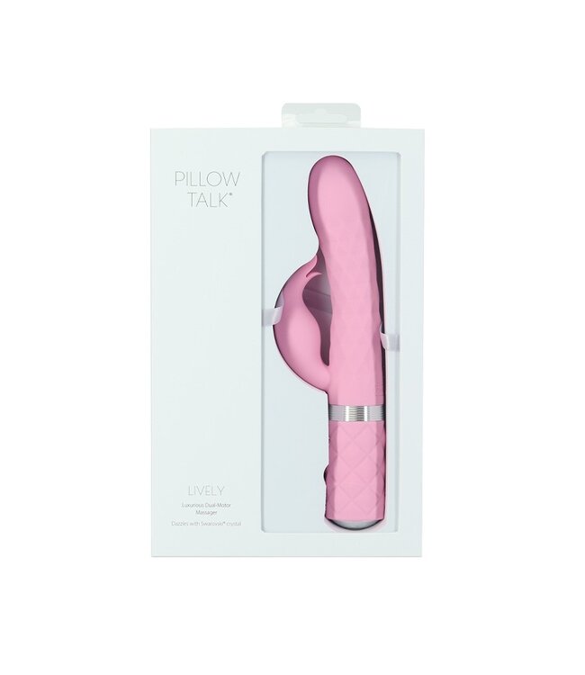 Rimba Pillow Talk - Lively - Rabbit Vibrator - Lichtroze