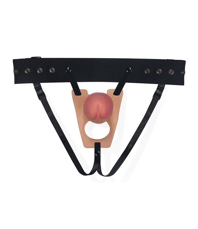 Rimba LoveToy - Strap-On Harness met Dildo 22 cm - Nude