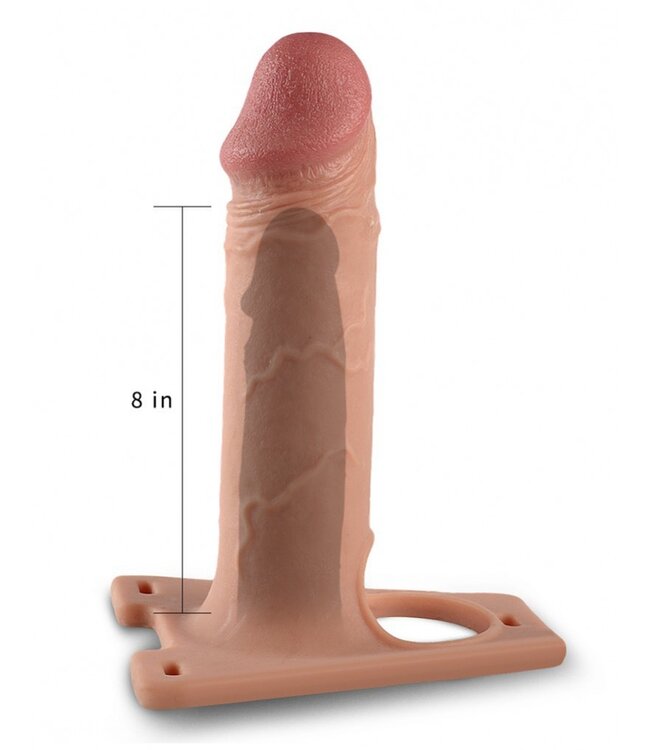 Rimba LoveToy - Strap-On Harness met Dildo 22 cm - Nude