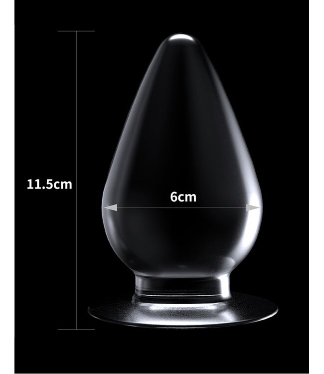 Rimba LoveToy - Flawless Clear Anal Plug 11.5 cm