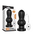 Rimba LoveToy - King Size Vibrating Anal Rammer 18 cm - Zwart