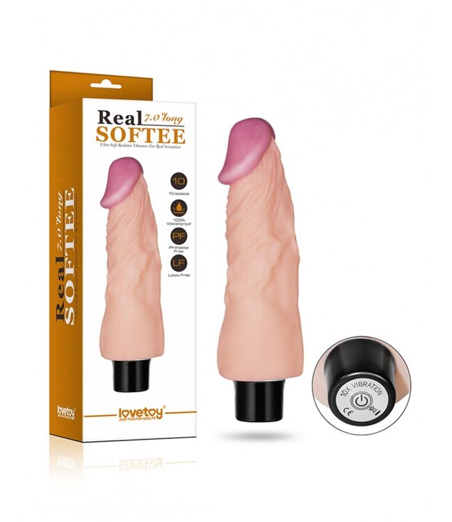 Rimba Vibrating Real Softee 7" Realistic