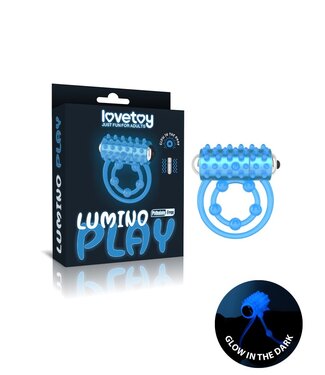 Rimba LoveToy - Lumino Play Cock Ring Vibrator - Glow in the Dark