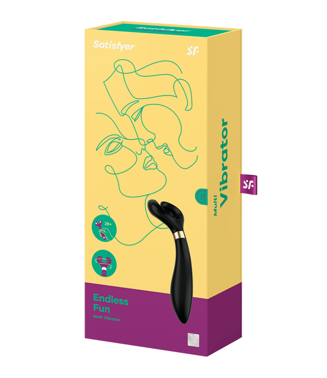 Rimba Satisfyer Partner Endless Fun Black | Multifun 3